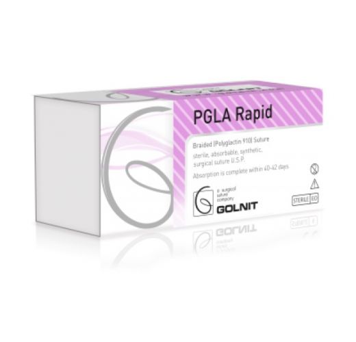 Sutura absorbible rápida PGLA Golnit 